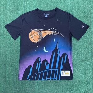 Champion Kids Black Logo Tee